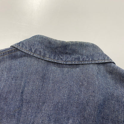 【中古品】【メンズ】 SHAWL COLLAR HEMP DENIM COVERALL ショールカラー ヘンプ デニム カバーオール アウター 146-260312-kh-16-izu サイズ：1 カラー：インディゴ 万代Net店