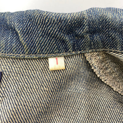 【中古品】【メンズ】 SHAWL COLLAR HEMP DENIM COVERALL ショールカラー ヘンプ デニム カバーオール アウター 146-260312-kh-16-izu サイズ：1 カラー：インディゴ 万代Net店