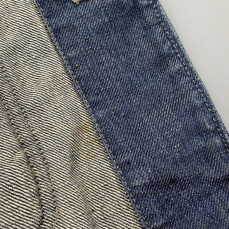 【中古品】【メンズ】 SHAWL COLLAR HEMP DENIM COVERALL ショールカラー ヘンプ デニム カバーオール アウター 146-260312-kh-16-izu サイズ：1 カラー：インディゴ 万代Net店