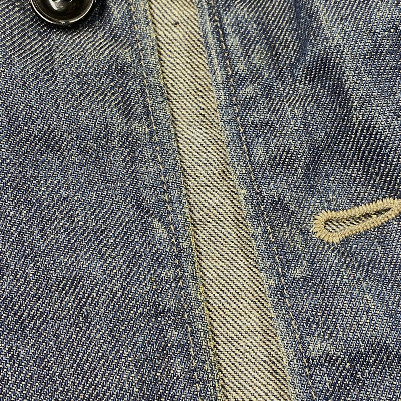 【中古品】【メンズ】 SHAWL COLLAR HEMP DENIM COVERALL ショールカラー ヘンプ デニム カバーオール アウター 146-260312-kh-16-izu サイズ：1 カラー：インディゴ 万代Net店