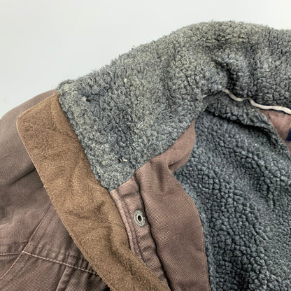 【現状渡し品】【メンズ】 114-611203-520 BOA LINER DUCK JACKET ボア ライナー ダック ジャケット アウター 146-260313-ya-01-izu サイズ：M カラー：BROWN 万代Net店