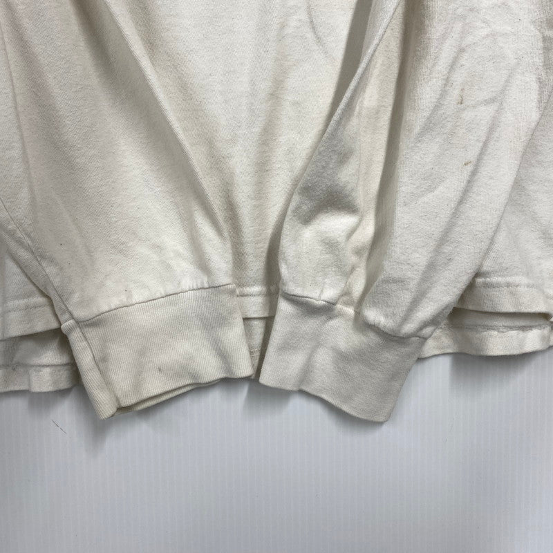 【中古品】【メンズ】 GIRL LS TEE ガール ロングスリーブ Tシャツ トップス 長袖 142-260312-kh-12-izu サイズ：L カラー：ホワイト 万代Net店