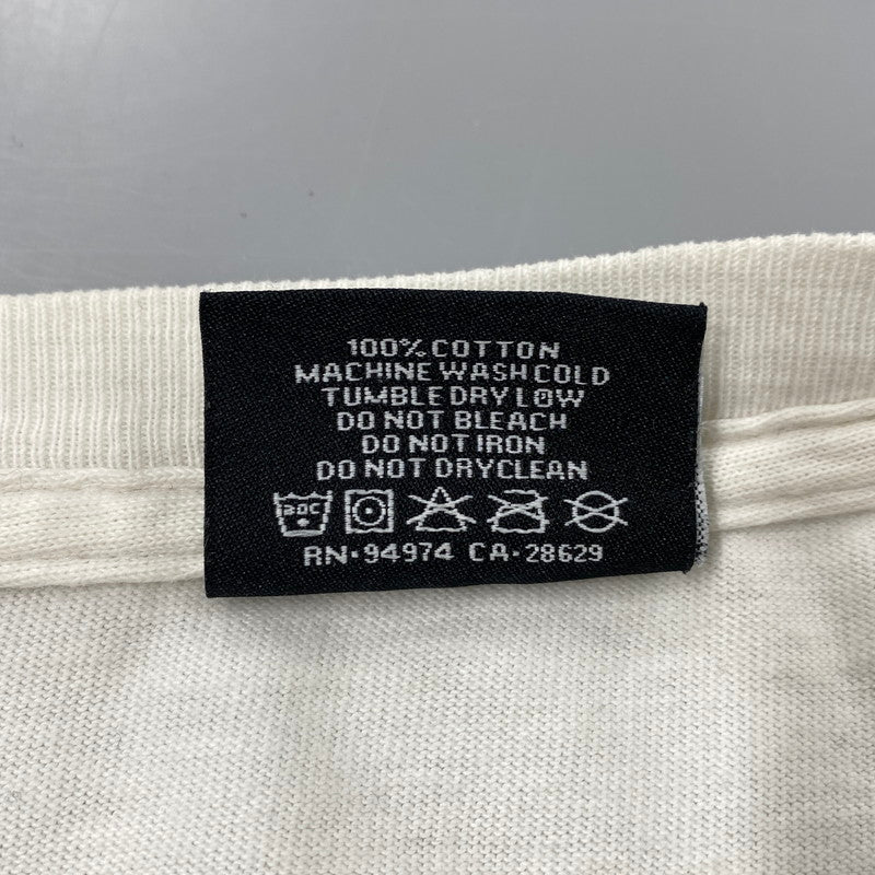 【中古品】【メンズ】 GIRL LS TEE ガール ロングスリーブ Tシャツ トップス 長袖 142-260312-kh-12-izu サイズ：L カラー：ホワイト 万代Net店
