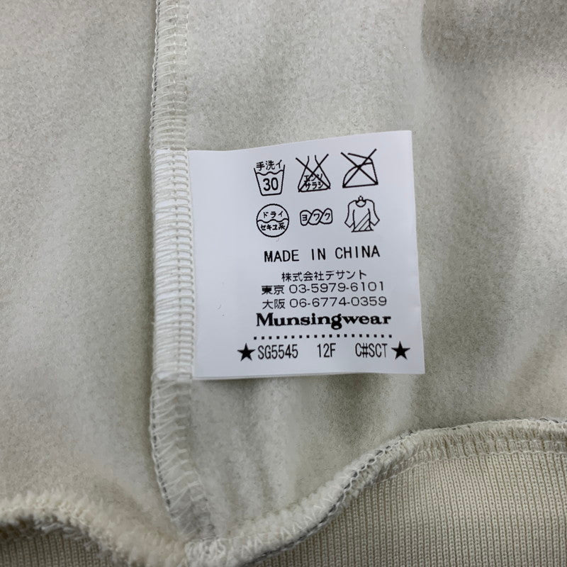 【中古品】【メンズ】 MUNSINGWEAR マンシングウェア GOLF JACKET ゴルフ ジャケット アウター 148-260313-ya-10-izu サイズ：LL カラー：ホワイト 万代Net店