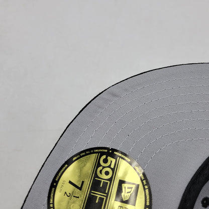 【中古品】【メンズ/レディース】 × MLB エムエルビー × NEW ERA ニューエラ TEAMS BOX LOGO CHICAGO WHITE SOX チーム ボックス ロゴ シカゴ ホワイトソックス 帽子 185-260307-kh-03-izu サイズ：7 1/2（59.6cm） カラー：ブラック 万代Net店