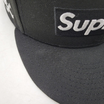 【中古品】【メンズ/レディース】 × MLB エムエルビー × NEW ERA ニューエラ TEAMS BOX LOGO CHICAGO WHITE SOX チーム ボックス ロゴ シカゴ ホワイトソックス 帽子 185-260307-kh-03-izu サイズ：7 1/2（59.6cm） カラー：ブラック 万代Net店
