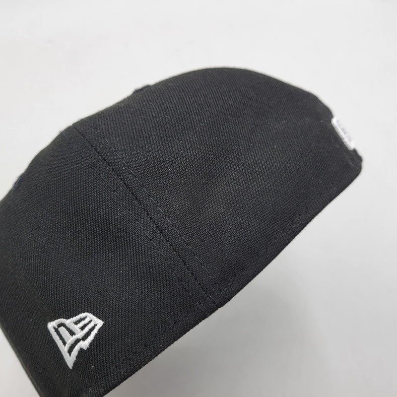 【中古品】【メンズ/レディース】 × MLB エムエルビー × NEW ERA ニューエラ TEAMS BOX LOGO CHICAGO WHITE SOX チーム ボックス ロゴ シカゴ ホワイトソックス 帽子 185-260307-kh-03-izu サイズ：7 1/2（59.6cm） カラー：ブラック 万代Net店