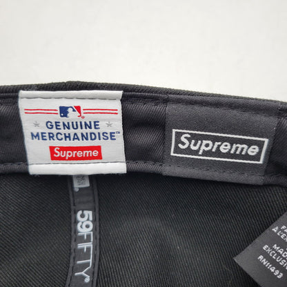 【中古品】【メンズ/レディース】 × MLB エムエルビー × NEW ERA ニューエラ TEAMS BOX LOGO CHICAGO WHITE SOX チーム ボックス ロゴ シカゴ ホワイトソックス 帽子 185-260307-kh-03-izu サイズ：7 1/2（59.6cm） カラー：ブラック 万代Net店