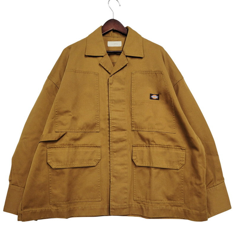 【中古品】【メンズ】 × DICKIES ディッキーズ JIE-18W-JK03 COVER ALL カバーオール アウター 140-260312-kh-09-izu サイズ：2 カラー：ブラウン 万代Net店