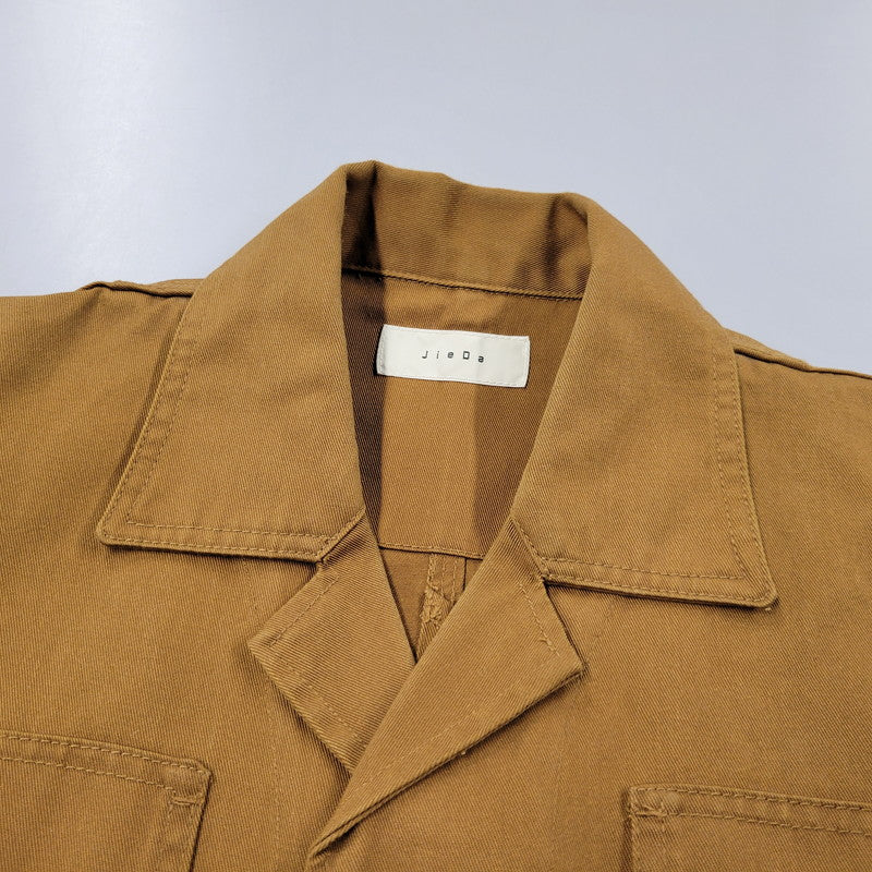 【中古品】【メンズ】 × DICKIES ディッキーズ JIE-18W-JK03 COVER ALL カバーオール アウター 140-260312-kh-09-izu サイズ：2 カラー：ブラウン 万代Net店