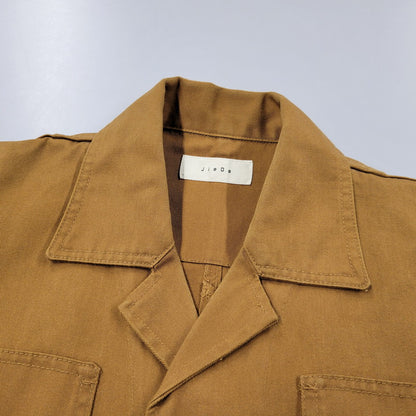 【中古品】【メンズ】 × DICKIES ディッキーズ JIE-18W-JK03 COVER ALL カバーオール アウター 140-260312-kh-09-izu サイズ：2 カラー：ブラウン 万代Net店