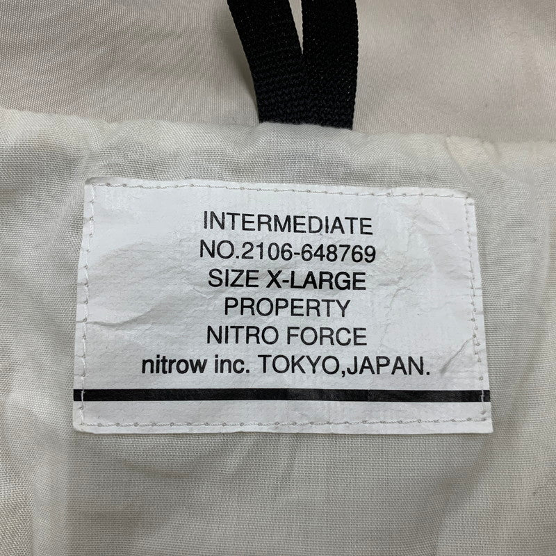 【中古品】【メンズ】 NITROW ナイトロウ NITRO FORCE ナイトロ フォース ジャケット アウター 142-260307-kh-04-izu サイズ：XL カラー：ベージュ 万代Net店