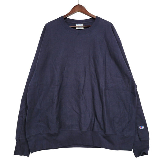 【中古品】【メンズ】 青単復刻タグ 目無し REVERSE WEAVE SWEAT SHIRT リバースウィーブ スウェットシャツ トレーナー 長袖 トップス 148-260312-kh-06-izu サイズ：2XL カラー：ネイビー 万代Net店