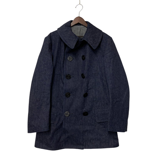 【中古品】【メンズ】 WAREHOUSE ウエアハウス LOT2205 WW1 STYLE U.S.NAVY 13STARS PEA COAT 13スター ピーコート アウター 145-260307-kh-07-izu サイズ：40 カラー：インディゴ 万代Net店