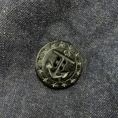 【中古品】【メンズ】 LOT2205 WW1 STYLE U.S.NAVY 13STARS PEA COAT 13スター ピーコート アウター 145-260307-kh-07-izu サイズ：40 カラー：インディゴ 万代Net店