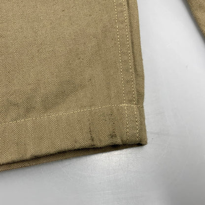【中古品】【メンズ】 WAREHOUSE ウエアハウス USMC HERRINGBONE MONKEY PANTS ヘリンボーン モンキー パンツ ボトムス 156-260307-kh-11-izu サイズ：33 カラー：カーキ 万代Net店
