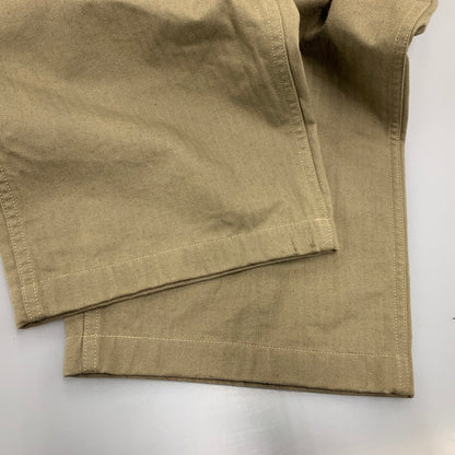 【中古品】【メンズ】 WAREHOUSE ウエアハウス USMC HERRINGBONE MONKEY PANTS ヘリンボーン モンキー パンツ ボトムス 156-260307-kh-11-izu サイズ：33 カラー：カーキ 万代Net店