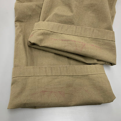 【中古品】【メンズ】 WAREHOUSE ウエアハウス USMC HERRINGBONE MONKEY PANTS ヘリンボーン モンキー パンツ ボトムス 156-260307-kh-11-izu サイズ：33 カラー：カーキ 万代Net店