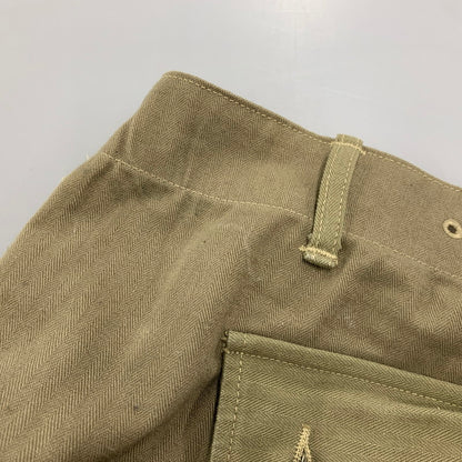 【中古品】【メンズ】 WAREHOUSE ウエアハウス USMC HERRINGBONE MONKEY PANTS ヘリンボーン モンキー パンツ ボトムス 156-260307-kh-11-izu サイズ：33 カラー：カーキ 万代Net店