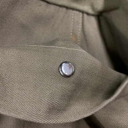 【中古品】【メンズ】 WAREHOUSE ウエアハウス USMC HERRINGBONE MONKEY PANTS ヘリンボーン モンキー パンツ ボトムス 156-260307-kh-11-izu サイズ：33 カラー：カーキ 万代Net店