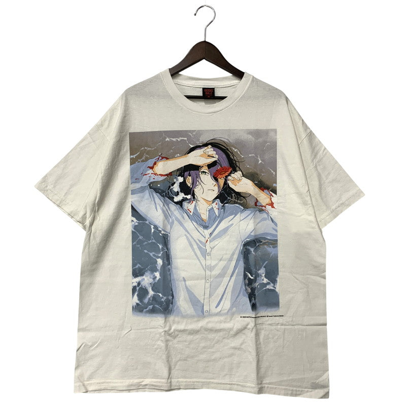 【中古美品】【メンズ】 GEEKS RULE ギークス ルール × CHAINSAW MAN THE MOVIE REZE チェンソーマン レゼ ARC 15 SILKSCREEN PRINTING T SHIRT VOL.03 シルクスクリーン プリント Tシャツ 142-260307-kh-09-izu サイズ：XXL カラー：ホワイト 万代Net店
