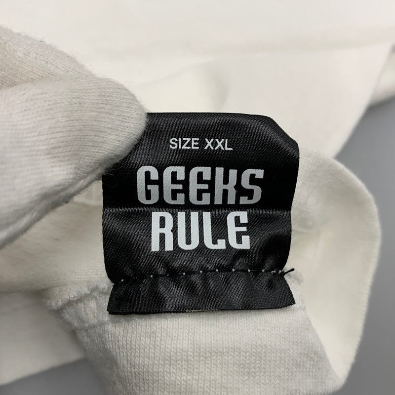 【中古美品】【メンズ】 GEEKS RULE ギークス ルール × CHAINSAW MAN THE MOVIE REZE チェンソーマン レゼ ARC 15 SILKSCREEN PRINTING T SHIRT VOL.03 シルクスクリーン プリント Tシャツ 142-260307-kh-09-izu サイズ：XXL カラー：ホワイト 万代Net店