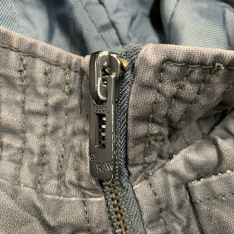 【現状渡し品】【メンズ】 G-STAR RAW ジースター ロウ MULTI POCKET HOODED DUCK JACKET マルチポケット フーデッド ダック ジャケット アウター 141-260313-ya-02-izu サイズ：L カラー：GRAY 万代Net店