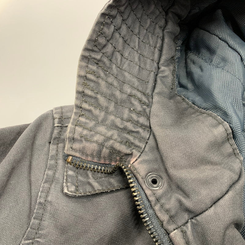【現状渡し品】【メンズ】 G-STAR RAW ジースター ロウ MULTI POCKET HOODED DUCK JACKET マルチポケット フーデッド ダック ジャケット アウター 141-260313-ya-02-izu サイズ：L カラー：GRAY 万代Net店