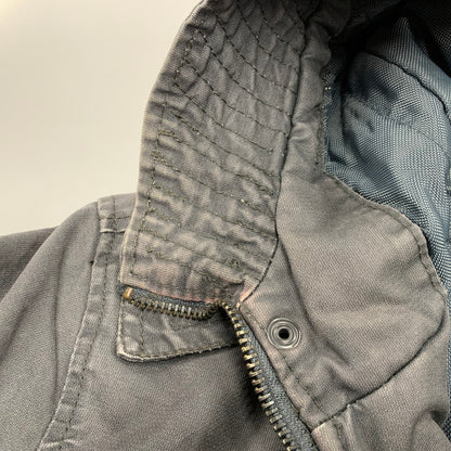 【現状渡し品】【メンズ】 G-STAR RAW ジースター ロウ MULTI POCKET HOODED DUCK JACKET マルチポケット フーデッド ダック ジャケット アウター 141-260313-ya-02-izu サイズ：L カラー：GRAY 万代Net店