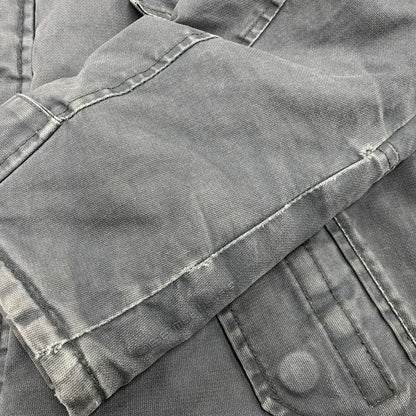 【現状渡し品】【メンズ】 G-STAR RAW ジースター ロウ MULTI POCKET HOODED DUCK JACKET マルチポケット フーデッド ダック ジャケット アウター 141-260313-ya-02-izu サイズ：L カラー：GRAY 万代Net店