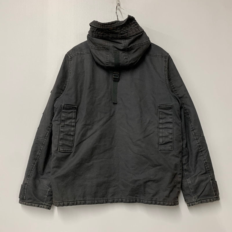 【現状渡し品】【メンズ】 G-STAR RAW ジースター ロウ MULTI POCKET HOODED DUCK JACKET マルチポケット フーデッド ダック ジャケット アウター 141-260313-ya-02-izu サイズ：L カラー：GRAY 万代Net店