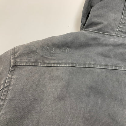【現状渡し品】【メンズ】 G-STAR RAW ジースター ロウ MULTI POCKET HOODED DUCK JACKET マルチポケット フーデッド ダック ジャケット アウター 141-260313-ya-02-izu サイズ：L カラー：GRAY 万代Net店
