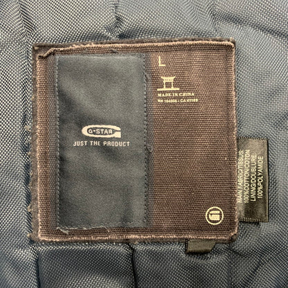 【現状渡し品】【メンズ】 G-STAR RAW ジースター ロウ MULTI POCKET HOODED DUCK JACKET マルチポケット フーデッド ダック ジャケット アウター 141-260313-ya-02-izu サイズ：L カラー：GRAY 万代Net店