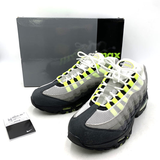 【中古品】【メンズ】 HM4740-001 AIR MAXエア マックス 95 OG BIG BUBBLEビッグ バブル (2025 2026) スニーカー 靴 シューズ 160-260308-mh-01-izu サイズ：27.0cm カラー：Black / Cool Grey / Neon Yellow 万代Net店