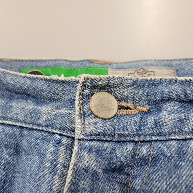 【中古品】【メンズ】 GOURMET JEANS グルメジーンズ TYPE-1 BAGGY DENIM PANTS バギー デニム パンツ ボトムス 151-260308-kh-05-izu サイズ：L カラー：インディゴ 万代Net店