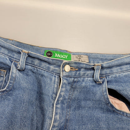 【中古品】【メンズ】 GOURMET JEANS グルメジーンズ TYPE-1 BAGGY DENIM PANTS バギー デニム パンツ ボトムス 151-260308-kh-05-izu サイズ：L カラー：インディゴ 万代Net店