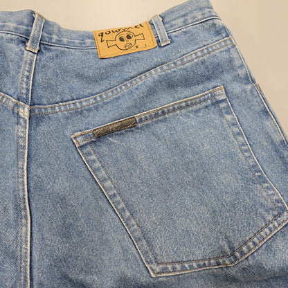 【中古品】【メンズ】 GOURMET JEANS グルメジーンズ TYPE-1 BAGGY DENIM PANTS バギー デニム パンツ ボトムス 151-260308-kh-05-izu サイズ：L カラー：インディゴ 万代Net店