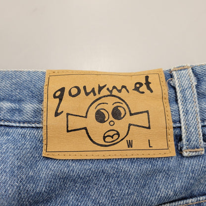 【中古品】【メンズ】 GOURMET JEANS グルメジーンズ TYPE-1 BAGGY DENIM PANTS バギー デニム パンツ ボトムス 151-260308-kh-05-izu サイズ：L カラー：インディゴ 万代Net店
