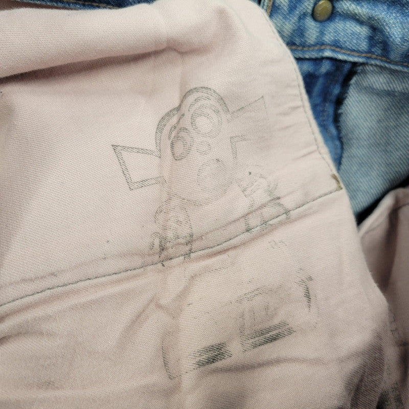 【中古品】【メンズ】 GOURMET JEANS グルメジーンズ TYPE-1 BAGGY DENIM PANTS バギー デニム パンツ ボトムス 151-260308-kh-05-izu サイズ：L カラー：インディゴ 万代Net店