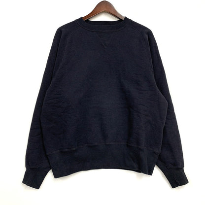 【中古品】【メンズ】 FREEWHEELERS フリーホイーラーズ POWER WEAR 2534005 25AW FREEDOM SLEEVE DOUBLE V SWEAT SHIRT SPECIAL HEAVY WEIGHT LATE 1930-1940S スウェット シャツ トップス 長袖 145-260309-cs-15-izu サイズ：42 カラー：ネイビー 万代Net店