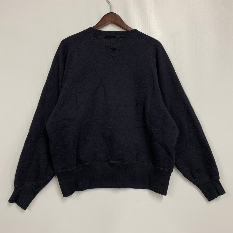 【中古品】【メンズ】 FREEWHEELERS フリーホイーラーズ POWER WEAR 2534005 25AW FREEDOM SLEEVE DOUBLE V SWEAT SHIRT SPECIAL HEAVY WEIGHT LATE 1930-1940S スウェット シャツ トップス 長袖 145-260309-cs-15-izu サイズ：42 カラー：ネイビー 万代Net店