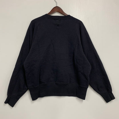 【中古品】【メンズ】 FREEWHEELERS フリーホイーラーズ POWER WEAR 2534005 25AW FREEDOM SLEEVE DOUBLE V SWEAT SHIRT SPECIAL HEAVY WEIGHT LATE 1930-1940S スウェット シャツ トップス 長袖 145-260309-cs-15-izu サイズ：42 カラー：ネイビー 万代Net店