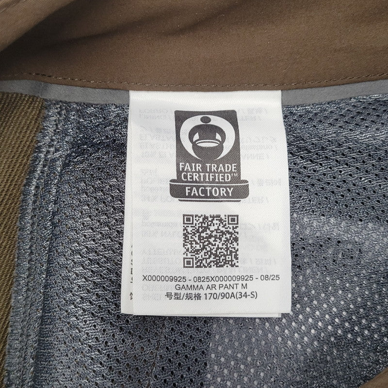 【中古品】【メンズ】 ARC’TERYX アークテリクス X000009925 GAMMA AR PANT M ガンマ AR パンツ メンズ ボトムス 155-260308-kh-02-izu サイズ：34 カラー：ブラウン 万代Net店