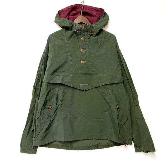 【中古品】【メンズ】 NYLON ANORAK PARKA ナイロン アノラック パーカー アウター 144-260315-kh-12-izu カラー：グリーン 万代Net店