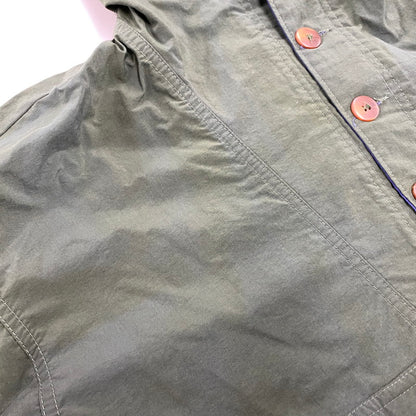 【中古品】【メンズ】 NYLON ANORAK PARKA ナイロン アノラック パーカー アウター 144-260315-kh-12-izu カラー：グリーン 万代Net店
