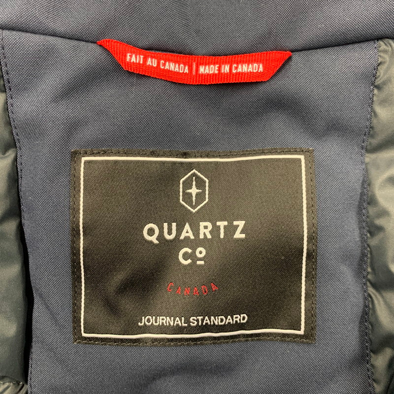 【中古品】【メンズ】 QUARTZ×JOURNAL STANDARD クォーツ×ジャーナルスタンダード QC-010076 CHAMPLAIN 650FILL DOWN COAT シャプレイン ダウン コート アウター 144-260309-cs-20-izu サイズ：XS カラー：ネイビー 万代Net店