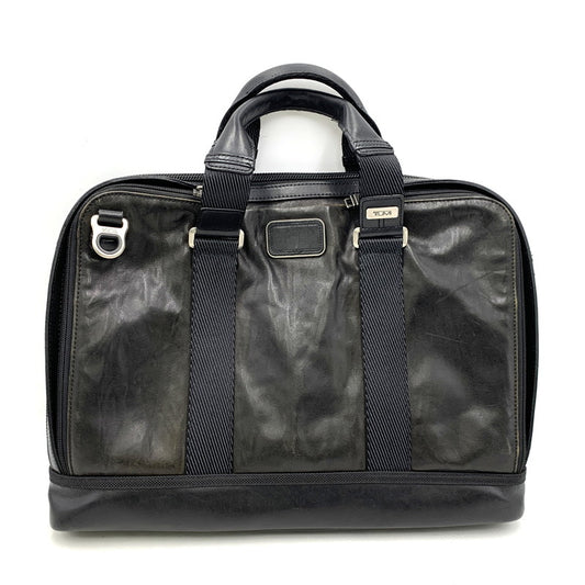 【中古品】【メンズ】 92390DL2 ALPHA BRAVO アルファ ブラボー ANDREWS SLIM LEATHER BRIEF アンドリュース スリム レザー ブリーフ バッグ カバン 鞄 188-260308-ya-12-izu カラー：ブラック 万代Net店