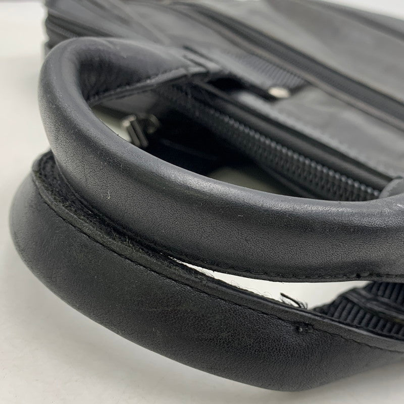 【中古品】【メンズ】 92390DL2 ALPHA BRAVO アルファ ブラボー ANDREWS SLIM LEATHER BRIEF アンドリュース スリム レザー ブリーフ バッグ カバン 鞄 188-260308-ya-12-izu カラー：ブラック 万代Net店