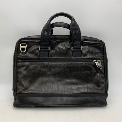 【中古品】【メンズ】 92390DL2 ALPHA BRAVO アルファ ブラボー ANDREWS SLIM LEATHER BRIEF アンドリュース スリム レザー ブリーフ バッグ カバン 鞄 188-260308-ya-12-izu カラー：ブラック 万代Net店