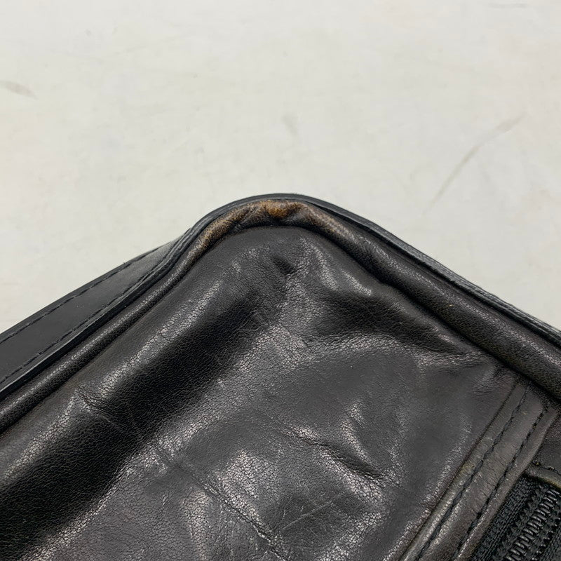 【中古品】【メンズ】 92390DL2 ALPHA BRAVO アルファ ブラボー ANDREWS SLIM LEATHER BRIEF アンドリュース スリム レザー ブリーフ バッグ カバン 鞄 188-260308-ya-12-izu カラー：ブラック 万代Net店